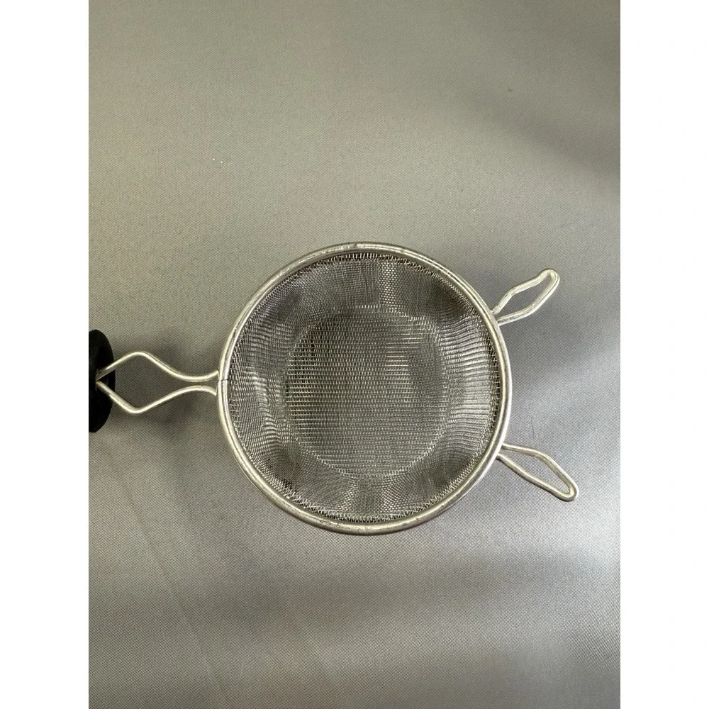Vintage Ekco Mesh Strainer Sieve Sifter Black Handle‎